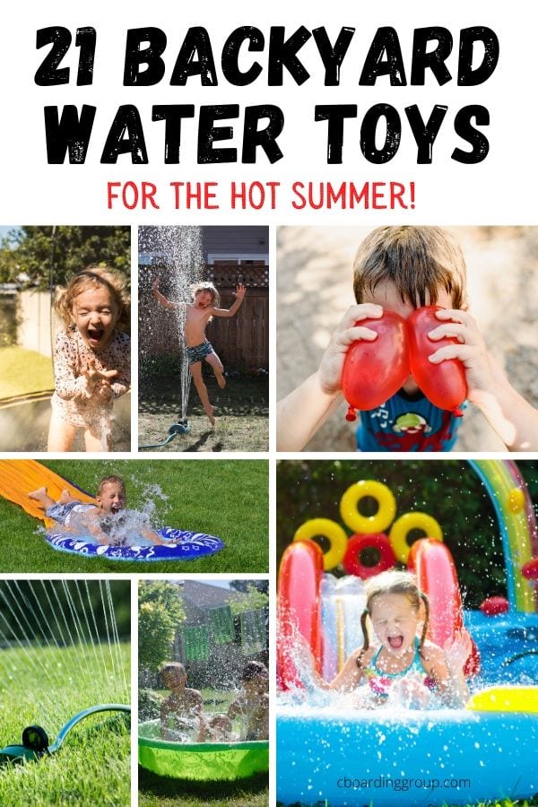 21 Super Fun Backyard Water Toys for the hot summer