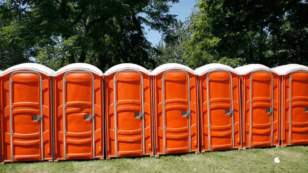 Image of Funny Skype Backgrounds - Funny 1 - Portapotty Skype Background