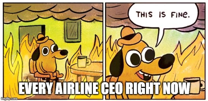 Airline CEO Memes about COVID