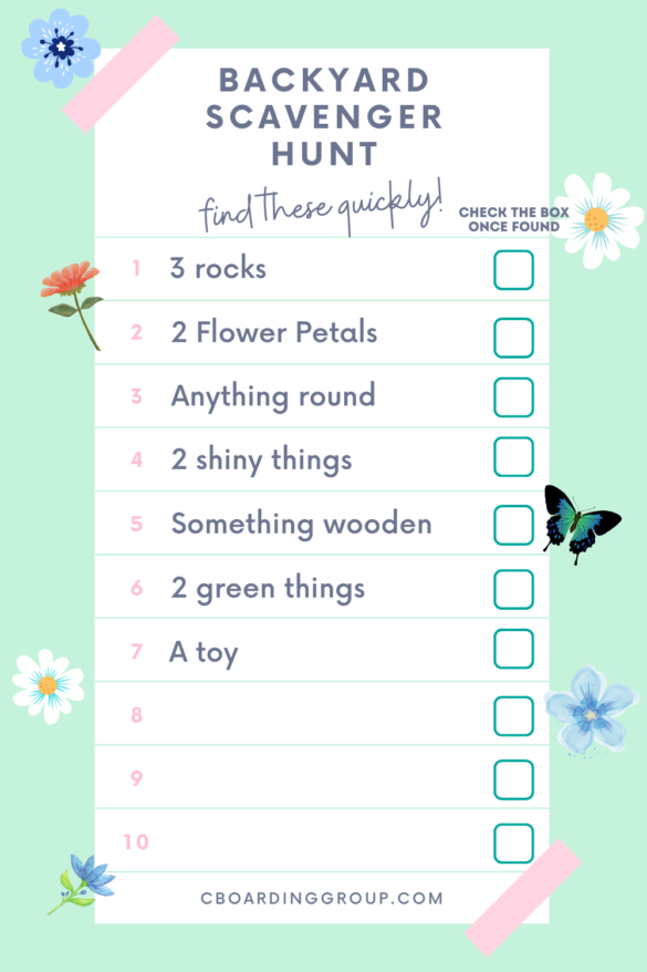 the one backyard game every kid is playing this summerthe scavenger hunt