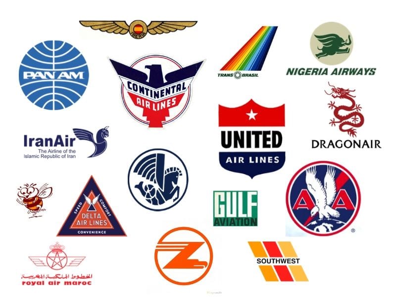 Memory Lane: Best Vintage Airline Logos - do you remember them all?