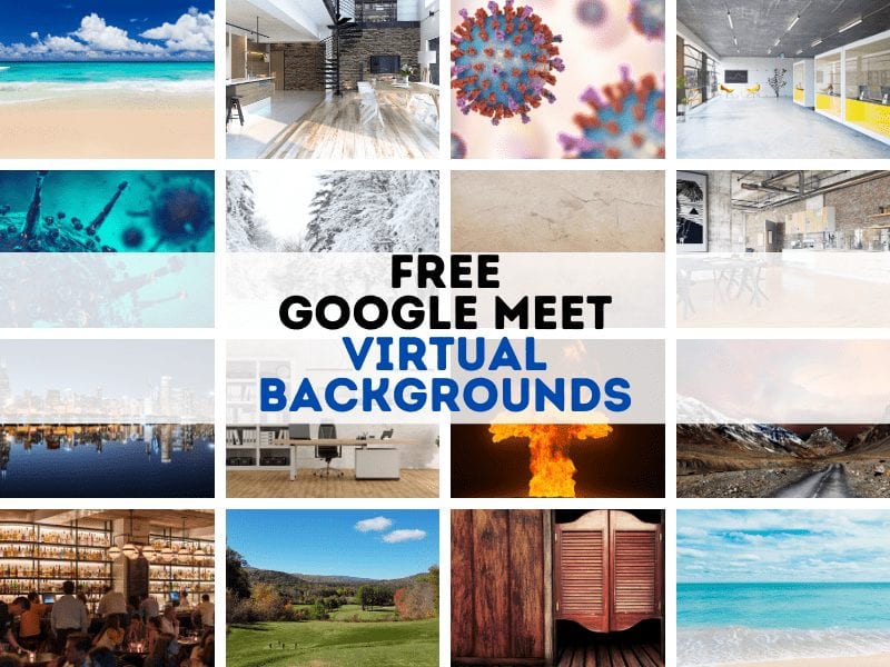 Google meet background