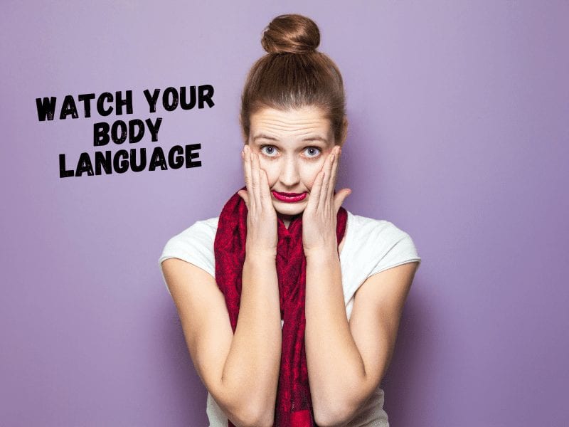 Virtual Meeting Etiquette - watch your body language